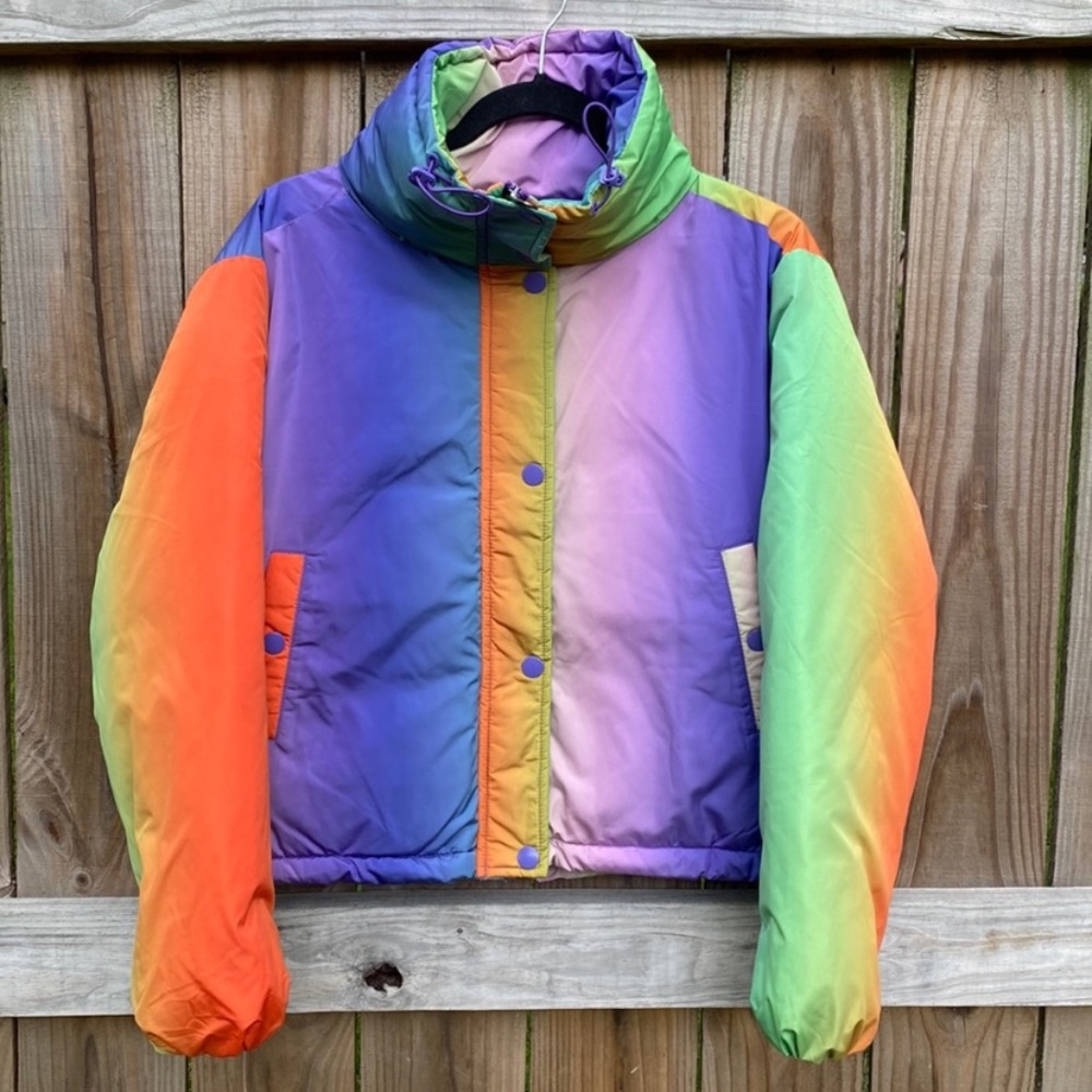 Bdg Urban Outfitters isla lightweight funnel neck puffer
jacket